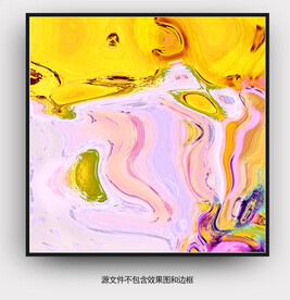 餐厅抽象画