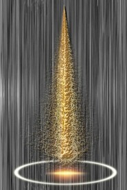 现代风抽象光影玄关装饰画