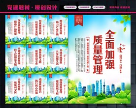 质量管理展板