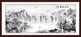 国画山水画