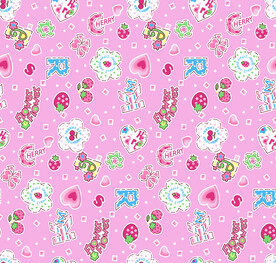 数码卡通小花朵樱桃