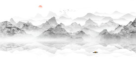 新中式山水画