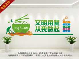 食堂文化墙
