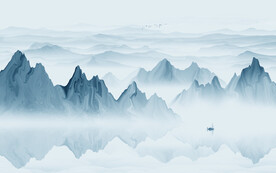 新中式山水画