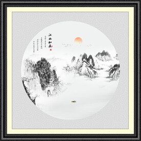 玄关山水画