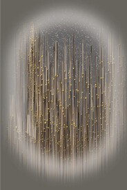 抽象光影线条玄关装饰画