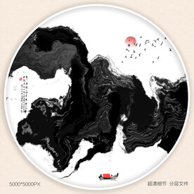 水墨禅意