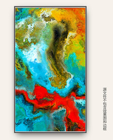 抽象油画