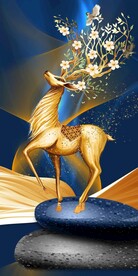 发财鹿玄关