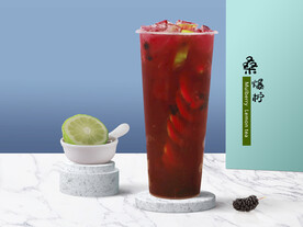 桑葚柠檬茶