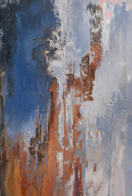 抽象油画装饰画轻奢手绘极简画