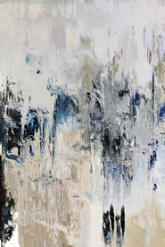 抽象油画装饰画轻奢手绘极简画