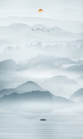 玄关山水画