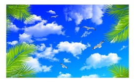 蓝天白云