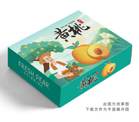 黄桃包装 水果礼盒