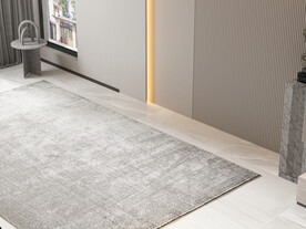 俯视客厅场景3D空景效果图