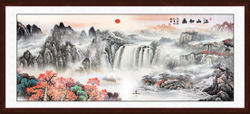 办公室山水画