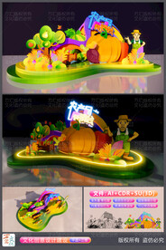 农业农产品美陈造型堆头