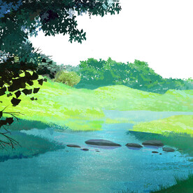 夏季插画元素