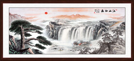 中堂山水画