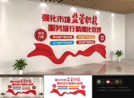 市场监管文化墙