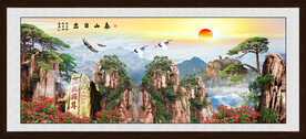 泰山山水画