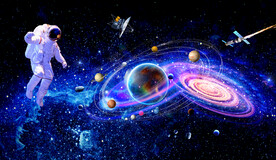 宇宙星空宇航员