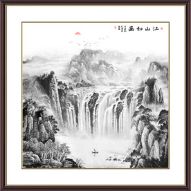 国画山水画