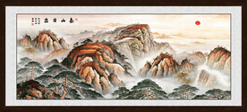 五岳独尊泰山日出