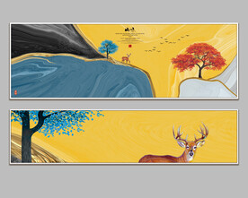 山水油画