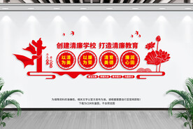 清廉学校文化墙