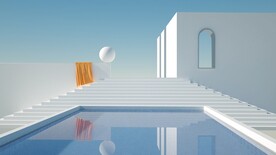 C4D建筑场景