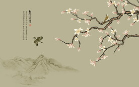 中式背景墙