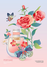 时尚香水海报