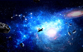 唯美星空背景墙