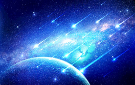 流星雨星空