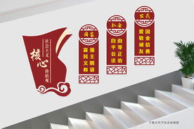 核心价值观楼道