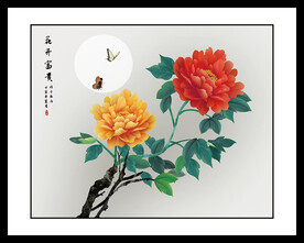 牡丹国画