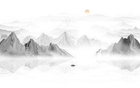 新中式山水画