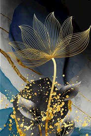 莲花装饰画