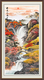 源远流长山水画