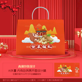 坚果手提袋礼盒包装