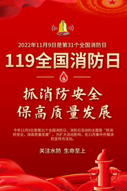 全国消防日宣传海报