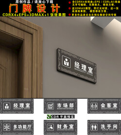 科室牌造型