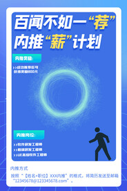 科技招聘海报