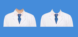 男医生证件照衣服素材psd