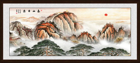 五岳独尊泰山日出