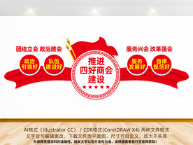 四好商会文化墙