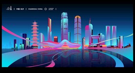 长沙插画