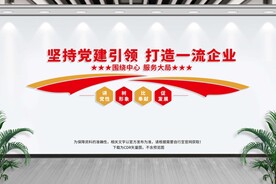 国企党建文化墙
